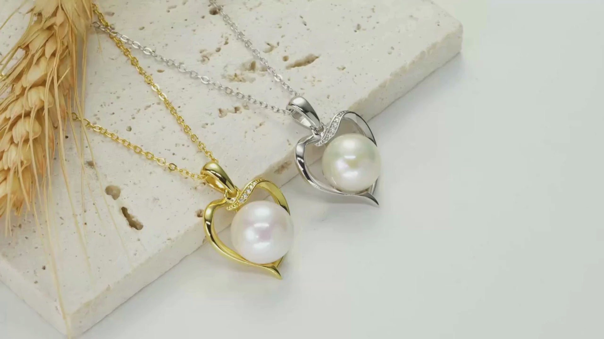 Collier Cœur de Perle – Perle & Moissanite, un héritage d'amour éternel